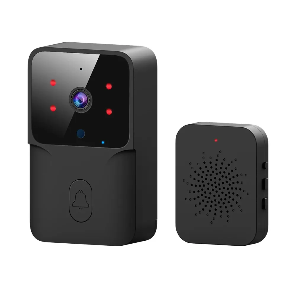 Tuya Sonnette vidéo WiFi sans fil HD avec caméra IR, alarme de sécurité et interphone pour maison intelligente 8
