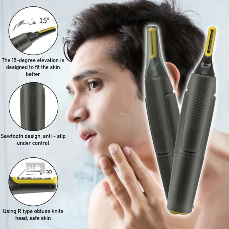 Tondeuse électrique pour le nez et les oreilles, coupe-sourcils pour hommes et femmes 2