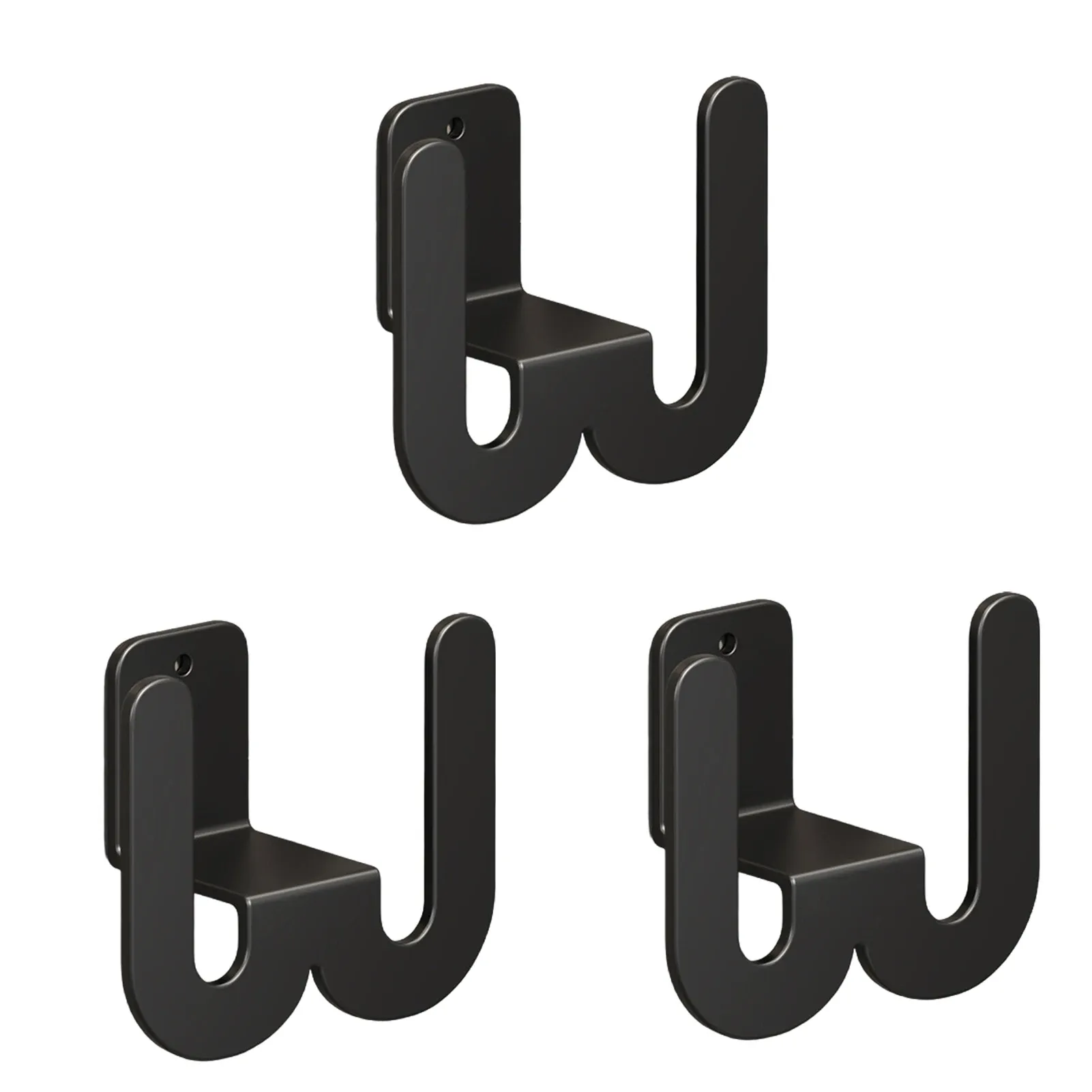Lot de 3 étagères murales multifonctionnelles pour chaussures et pantoufles, sans perçage 9