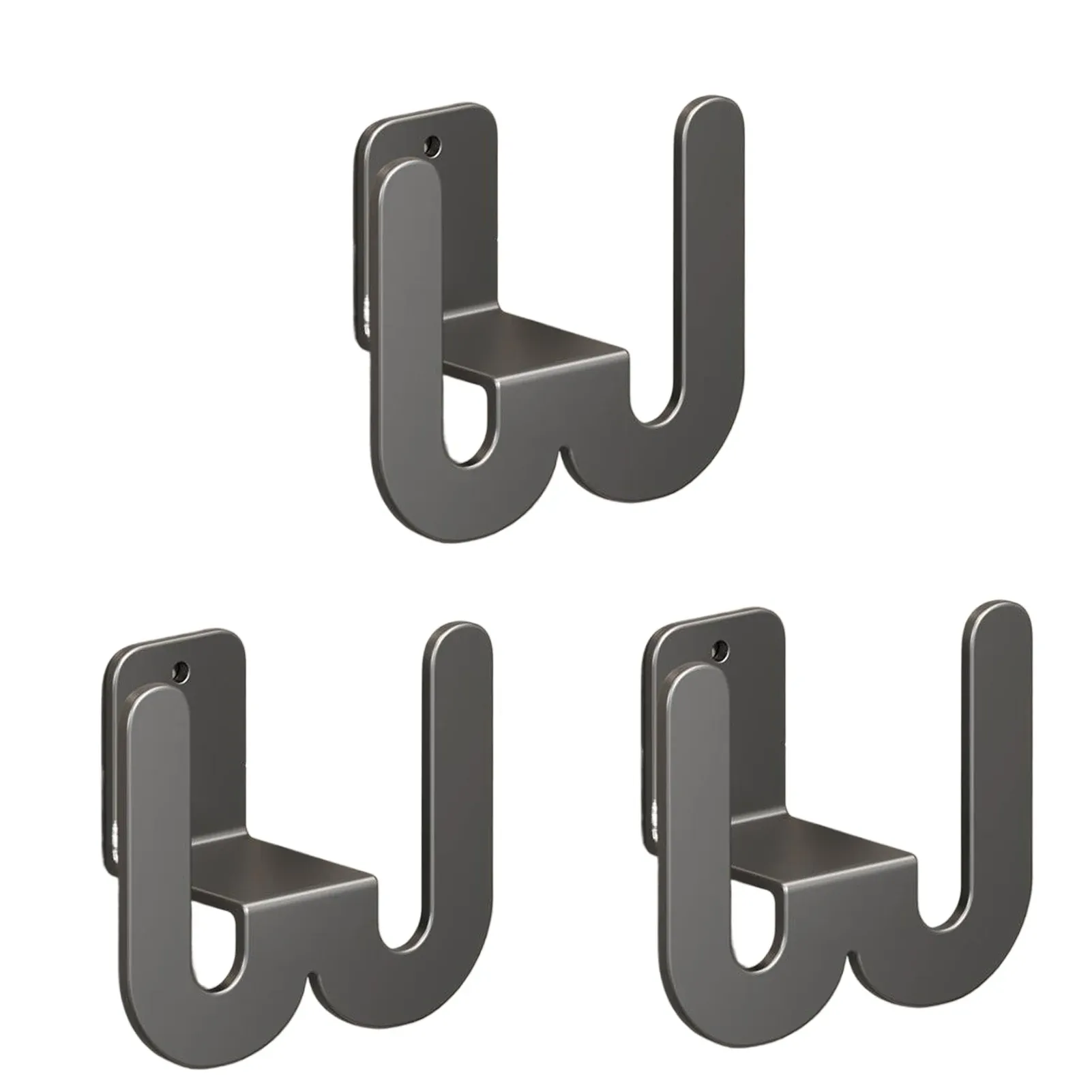 Lot de 3 étagères murales multifonctionnelles pour chaussures et pantoufles, sans perçage 7