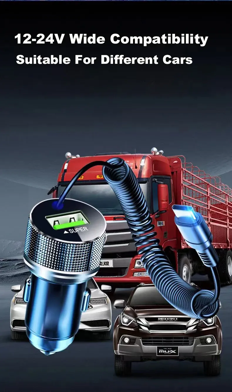 Chargeur de voiture EDEBA, utilisation