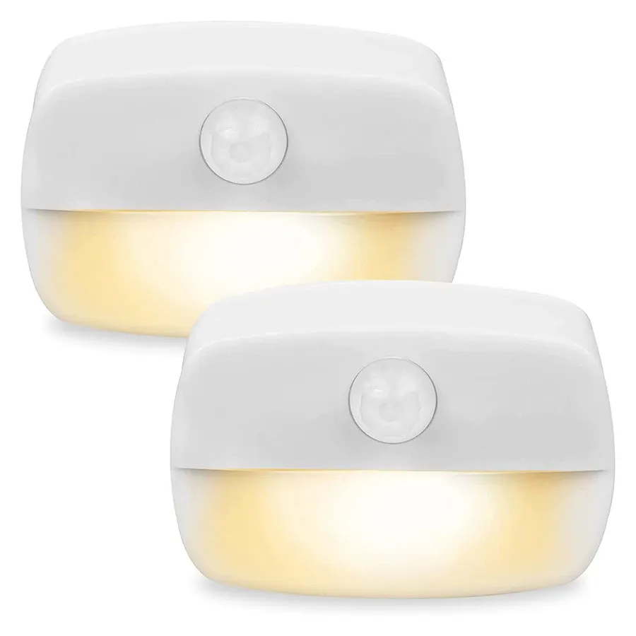 Veilleuse LED à détecteur de mouvement fonctionnant à piles, idéale pour couloir, escalier, salle de bain, placard et chambre 10