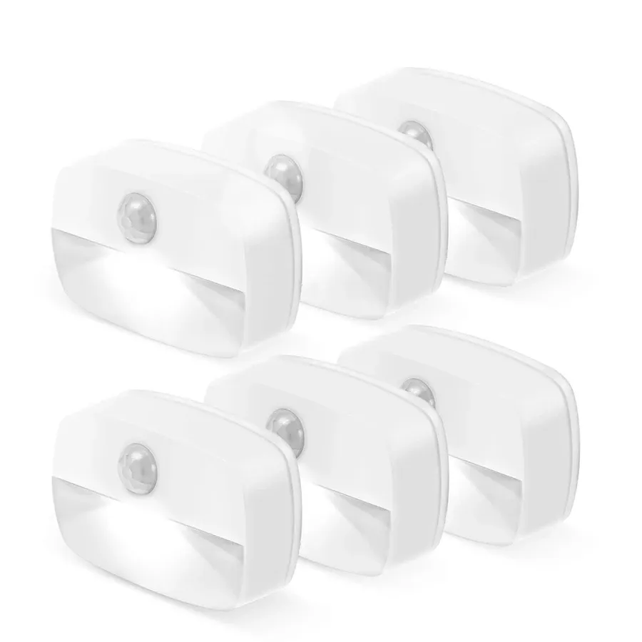 Veilleuse LED à détecteur de mouvement fonctionnant à piles, idéale pour couloir, escalier, salle de bain, placard et chambre 9
