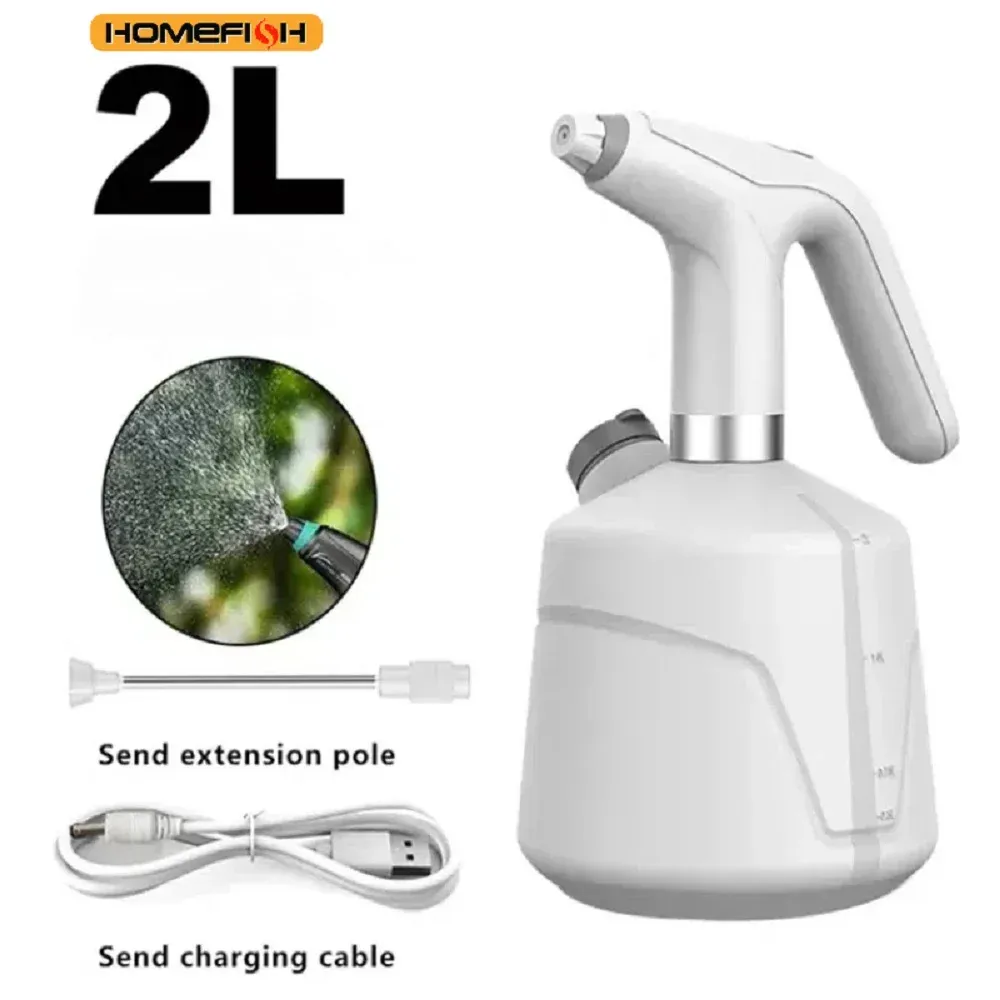 Pulvérisateur électrique HOMEFISH 2 L à arrosage automatique, rechargeable par USB 3