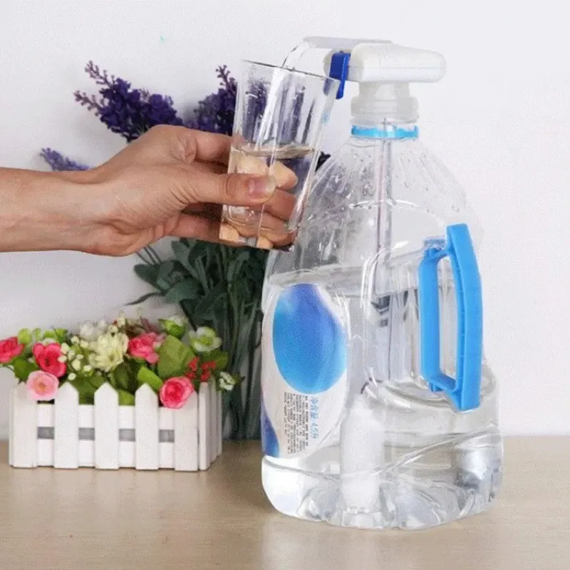 Pompe d'aspiration automatique anti-débordement pour bonbonne d'eau minérale, distributeur de boissons à paille 4