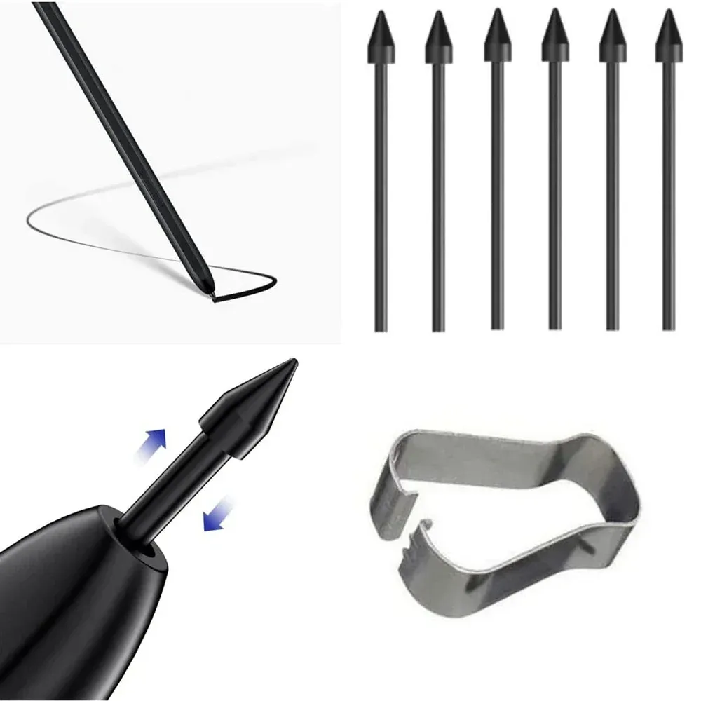 Stylet TABLIKE à pointes S de rechange pour Samsung Galaxy S20 Ultra, tablettes Tab S7/S8/S9/S10 FE et Plus, stylet tactile avec outil de retrait 6