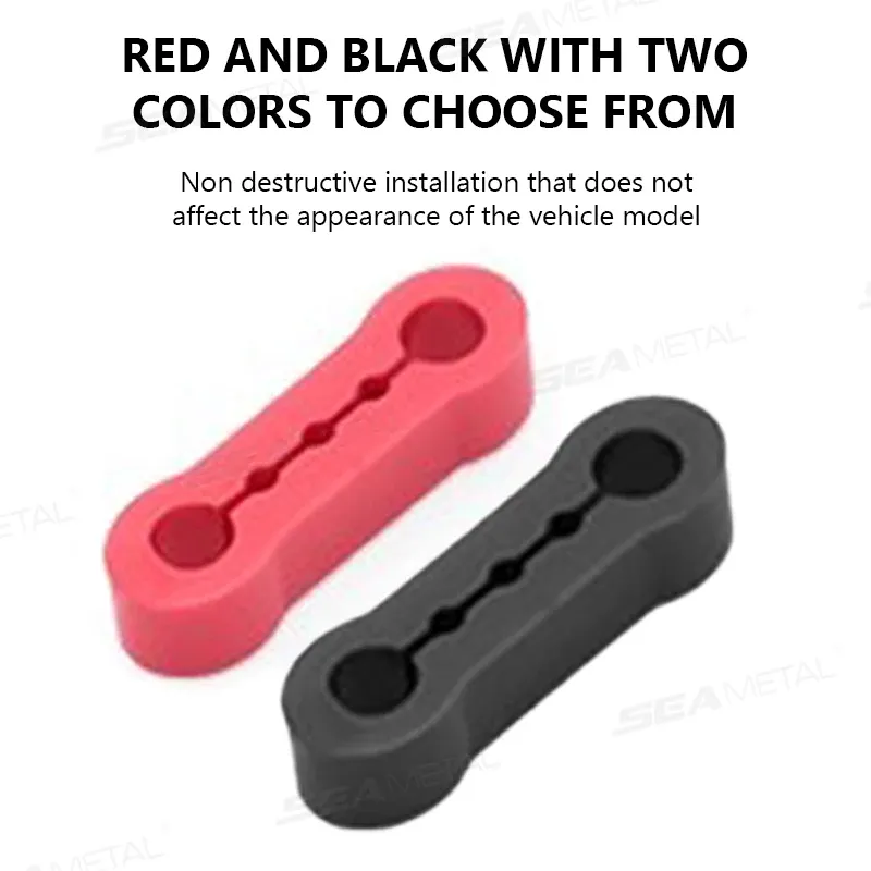 SEAMETAL Lot de 4 tampons amortisseurs universels en silicone pour serrure, joint et isolation phonique de voiture 6