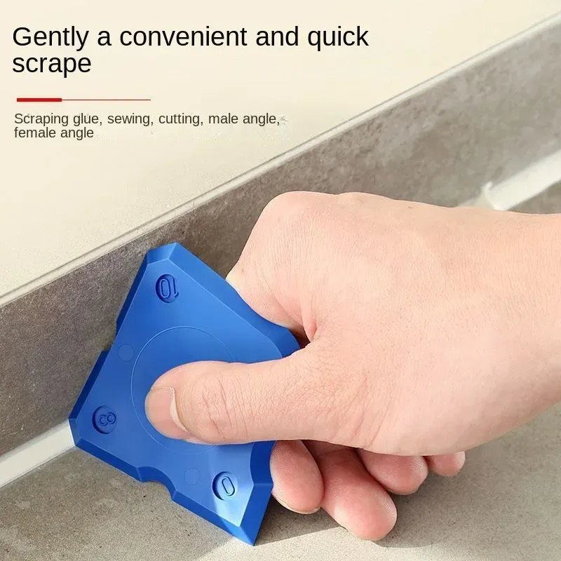 Ensemble de 4 outils de calfeutrage en silicone – Polyvalent, facile à nettoyer et professionnel pour l'application de produits d'étanchéité 4