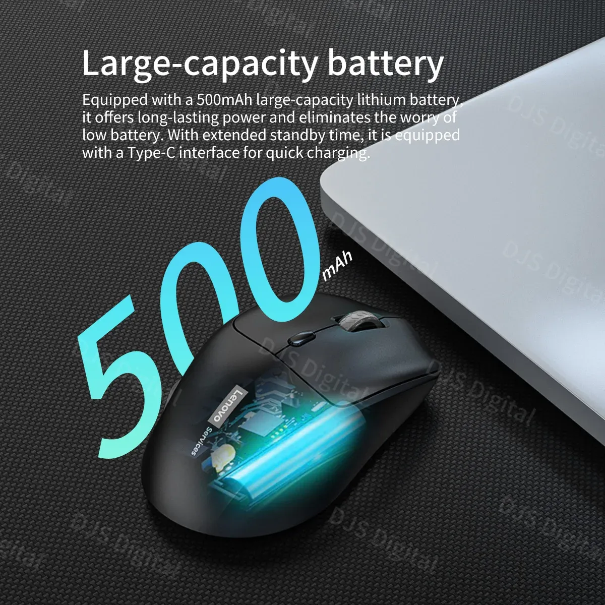 Souris ergonomique sans fil Lenovo, expérience de jeu