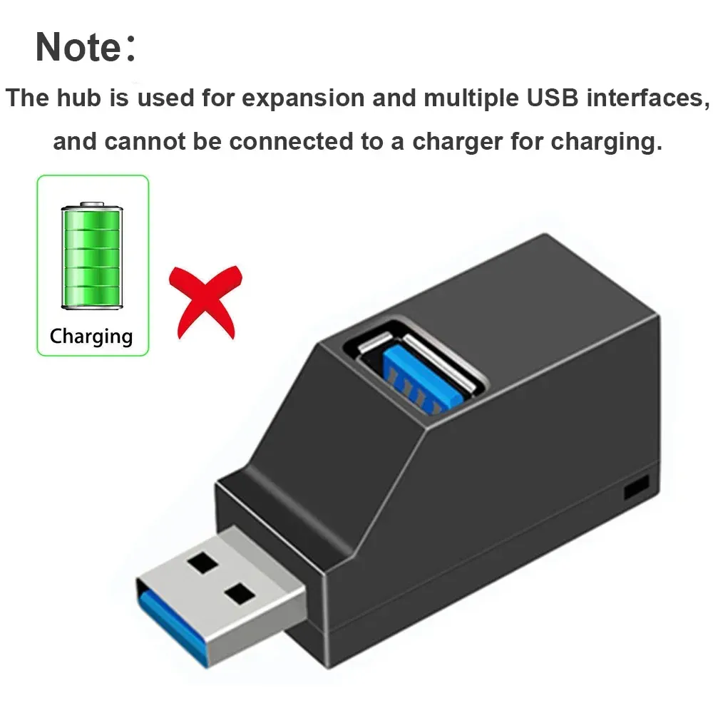 Ce titre est déjà en français. Voici une version plus claire et professionnelle :

Hmm, the user wants only the raw string. Correct output:

Hub USB 3.0 pour ordinateur portable avec lecteur de cartes, 1 à 3 ports, compatible USB 2.0 haute vitesse, mini séparateur 4