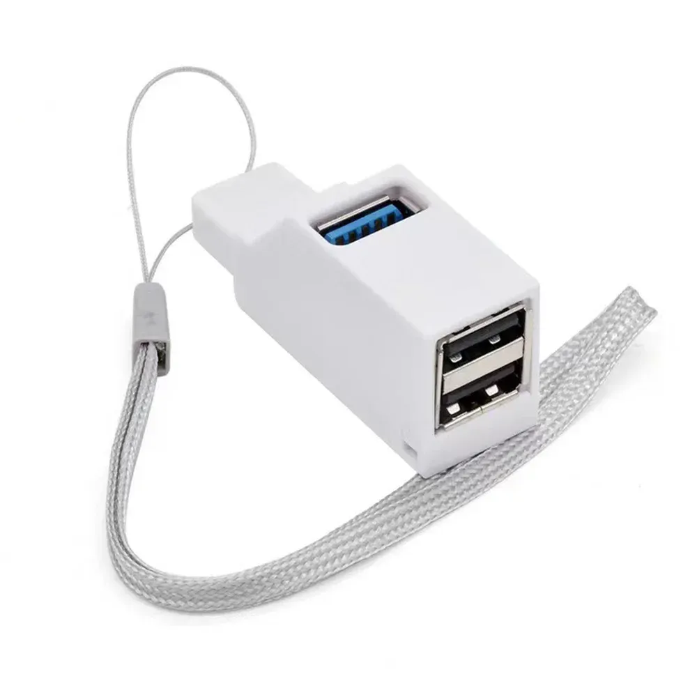 Ce titre est déjà en français. Voici une version plus claire et professionnelle :

Hmm, the user wants only the raw string. Correct output:

Hub USB 3.0 pour ordinateur portable avec lecteur de cartes, 1 à 3 ports, compatible USB 2.0 haute vitesse, mini séparateur 5