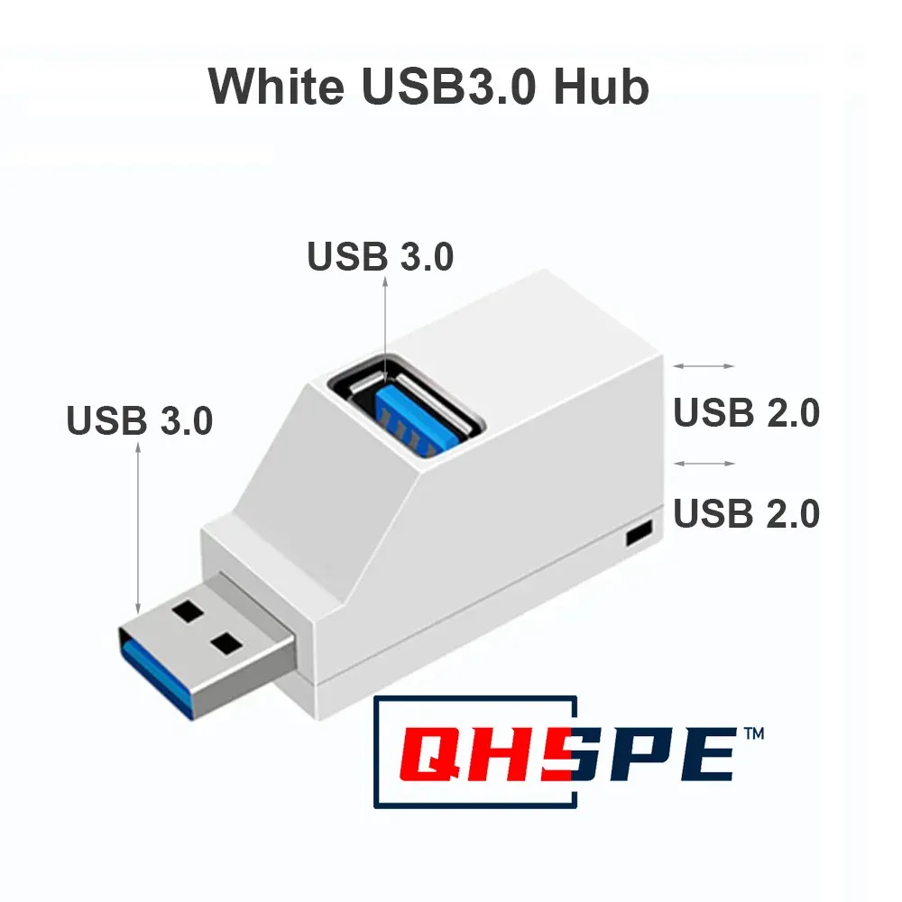Ce titre est déjà en français. Voici une version plus claire et professionnelle :

Hmm, the user wants only the raw string. Correct output:

Hub USB 3.0 pour ordinateur portable avec lecteur de cartes, 1 à 3 ports, compatible USB 2.0 haute vitesse, mini séparateur 9