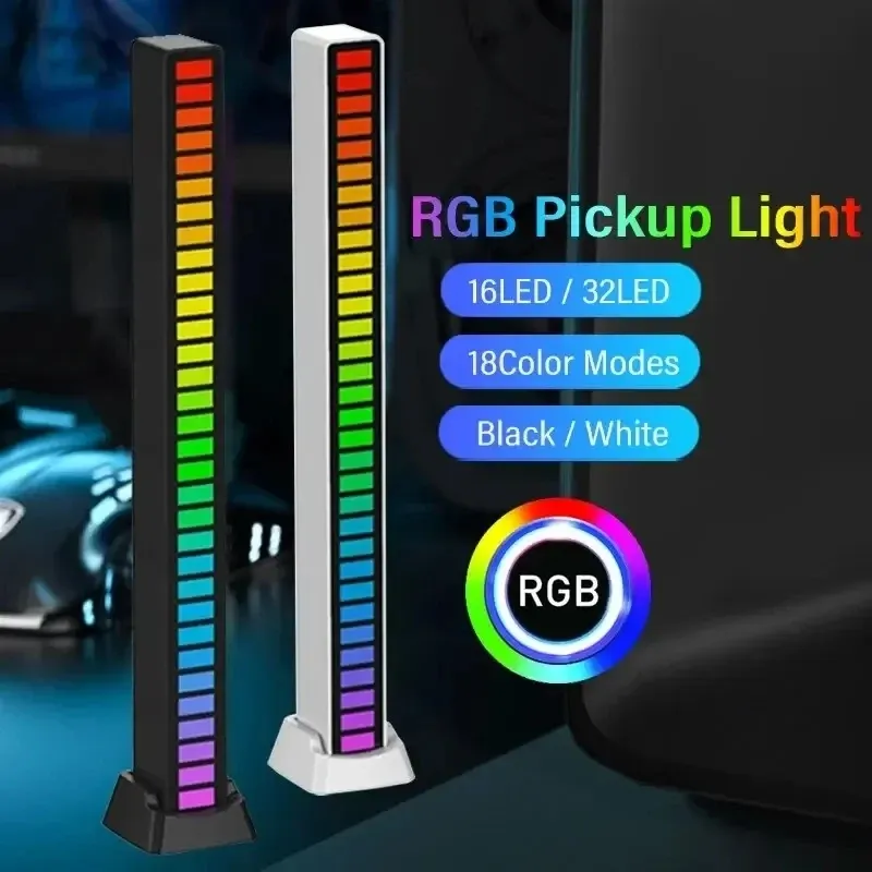Bande lumineuse LED RGB à synchronisation musicale pour bar, voiture, salon et téléviseur