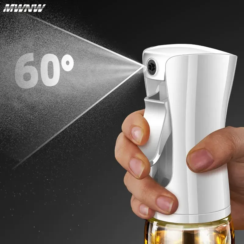 Bouteille d'huile noire de 500 ml avec vaporisateur pneumatique de 200 ml pour la cuisson, le barbecue et le fitness 3