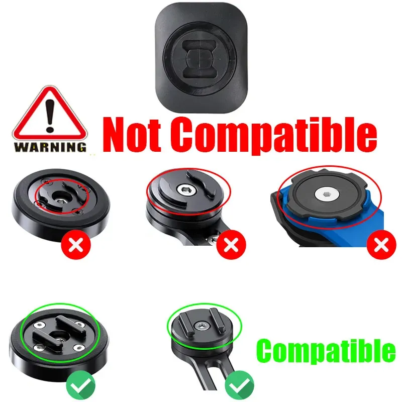 Adaptateur universel pour téléphone portable avec autocollants à fixation rapide pour moto, voiture et vélo, interface adhésive 3