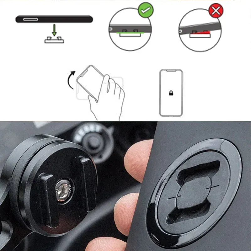 Détail de l'adaptateur à fixation rapide
