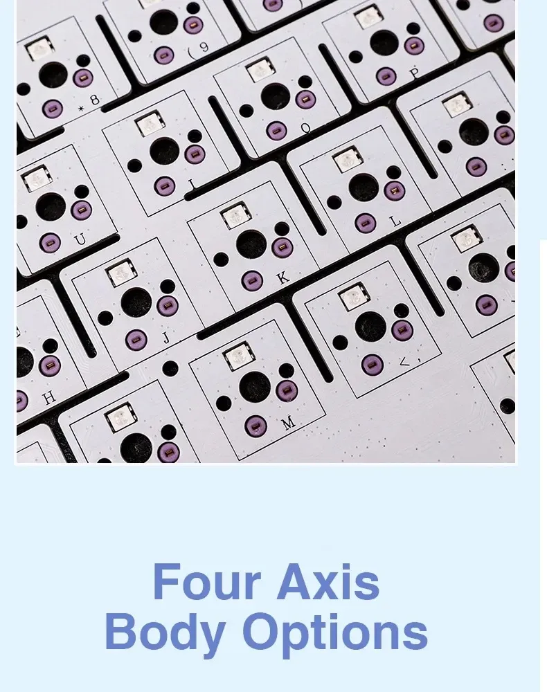 Clavier AULA F75 vue de profil