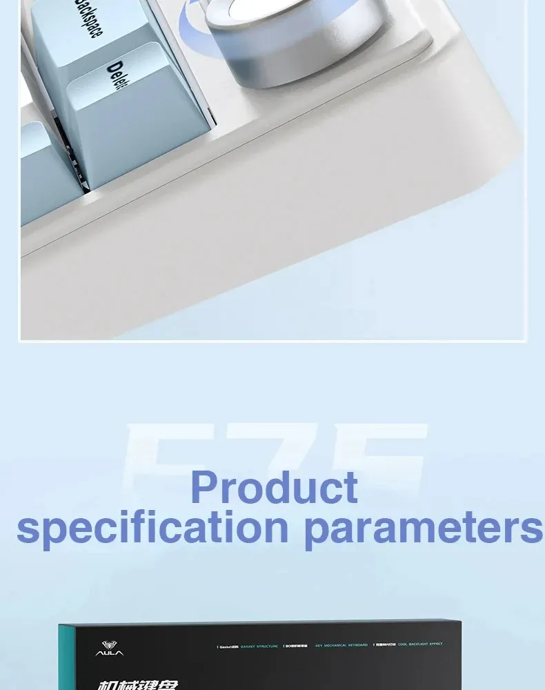 Clavier AULA F75 composition