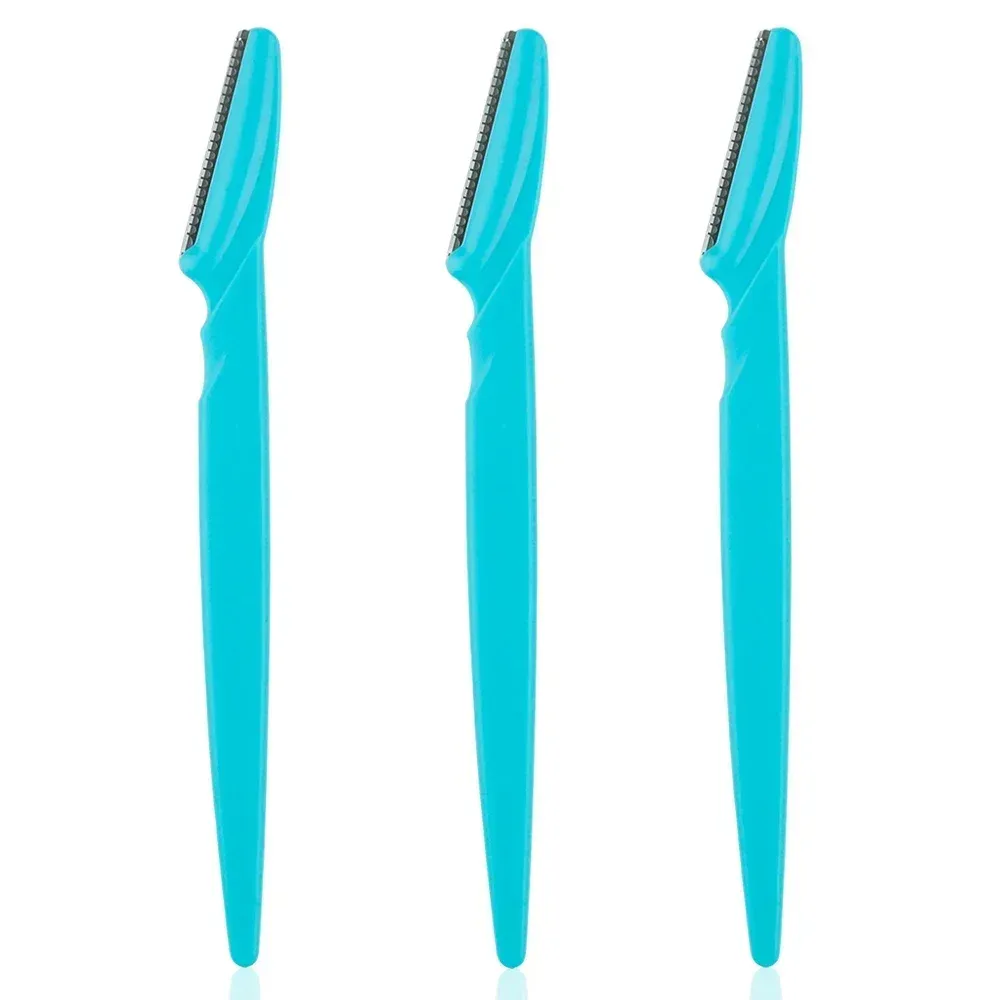 Lot de 3, 4 ou 10 rasoirs à sourcils portables avec lame de sécurité pour femme 17