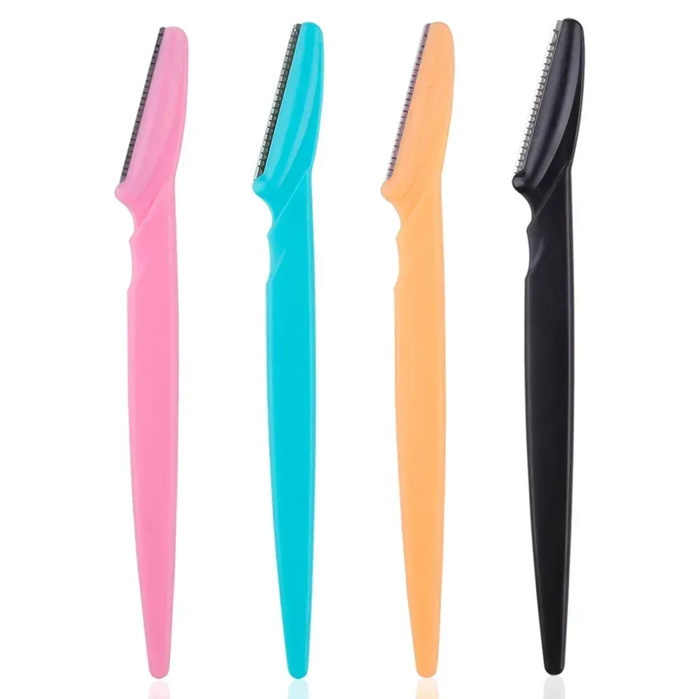 Lot de 3, 4 ou 10 rasoirs à sourcils portables avec lame de sécurité pour femme 7