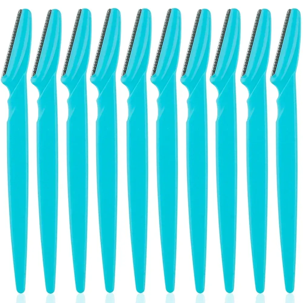 Lot de 3, 4 ou 10 rasoirs à sourcils portables avec lame de sécurité pour femme 9