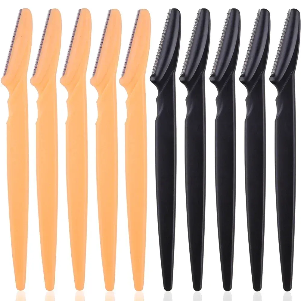 Lot de 3, 4 ou 10 rasoirs à sourcils portables avec lame de sécurité pour femme 8