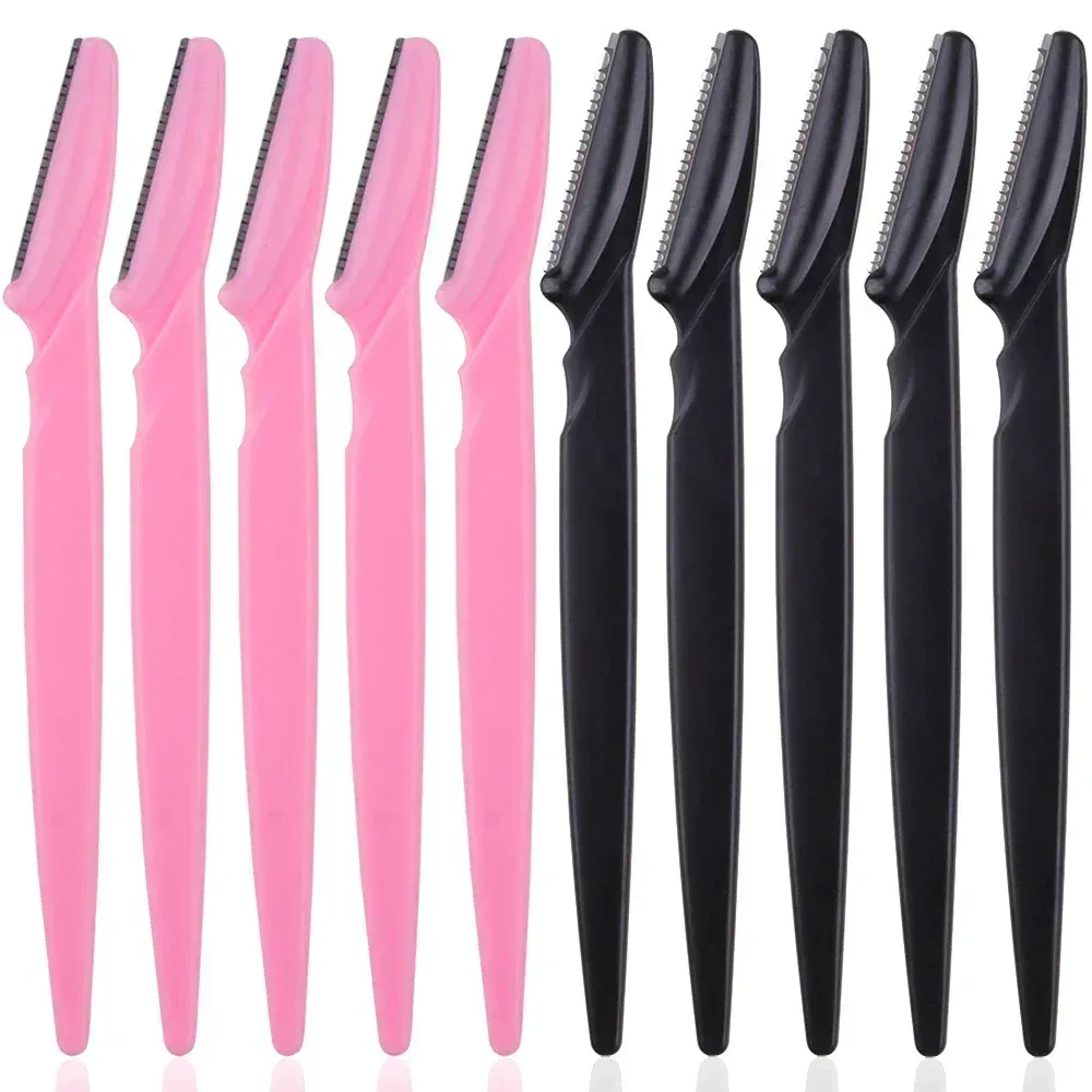 Lot de 3, 4 ou 10 rasoirs à sourcils portables avec lame de sécurité pour femme 14