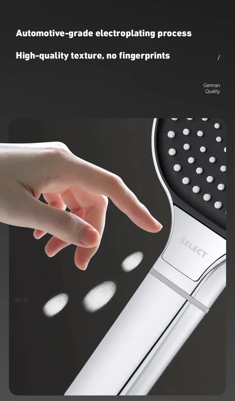 Pommeau de douche, système de filtration