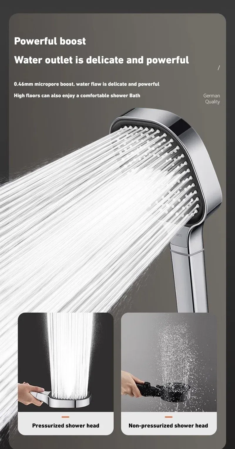 Pommeau de douche en situation