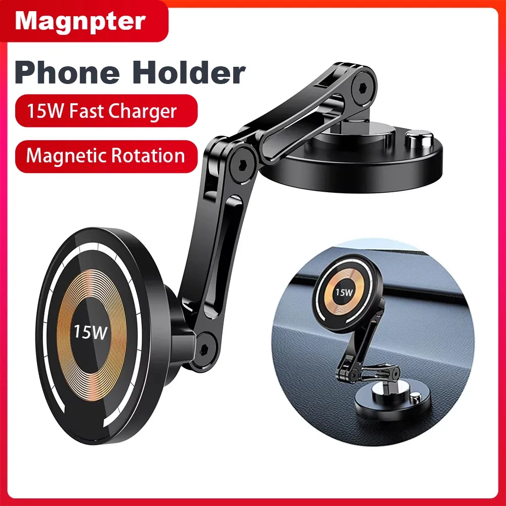 Support de téléphone magnétique pour voiture, vue détaillée