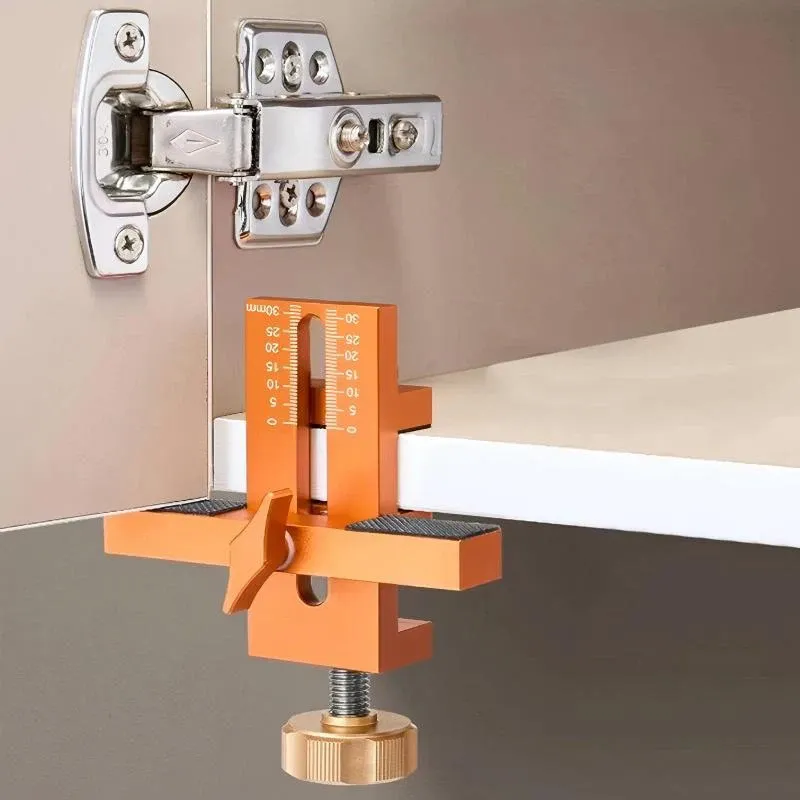 Gabarit de montage de porte d'armoire en alliage d'aluminium