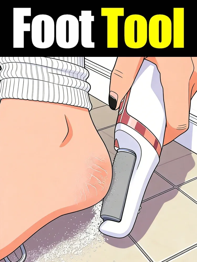 Appareil électrique portable pour l'élimination des callosités et des peaux mortes des pieds - Image 1