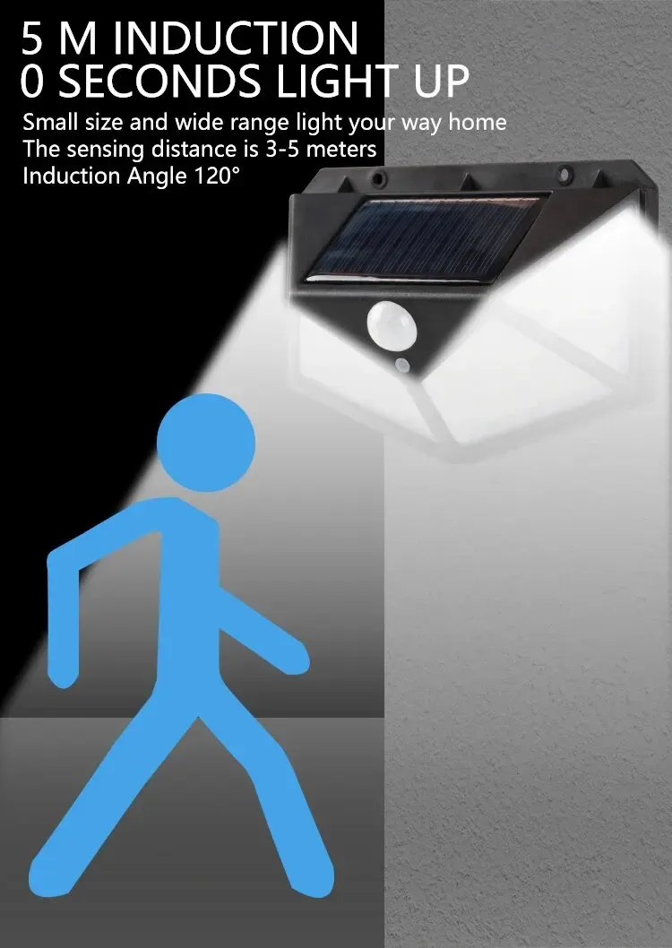 Applique murale solaire installée sur une façade