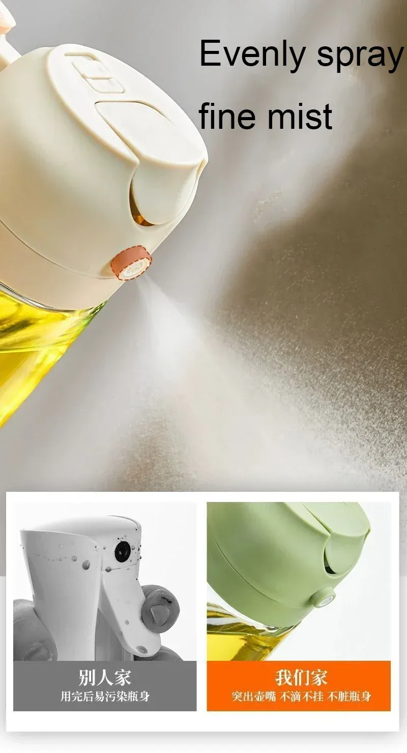 Flacon d'huile au design soigné