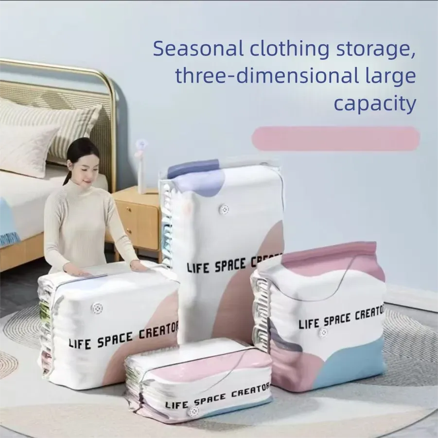 Sacs sous vide cubiques pour vêtements et couettes