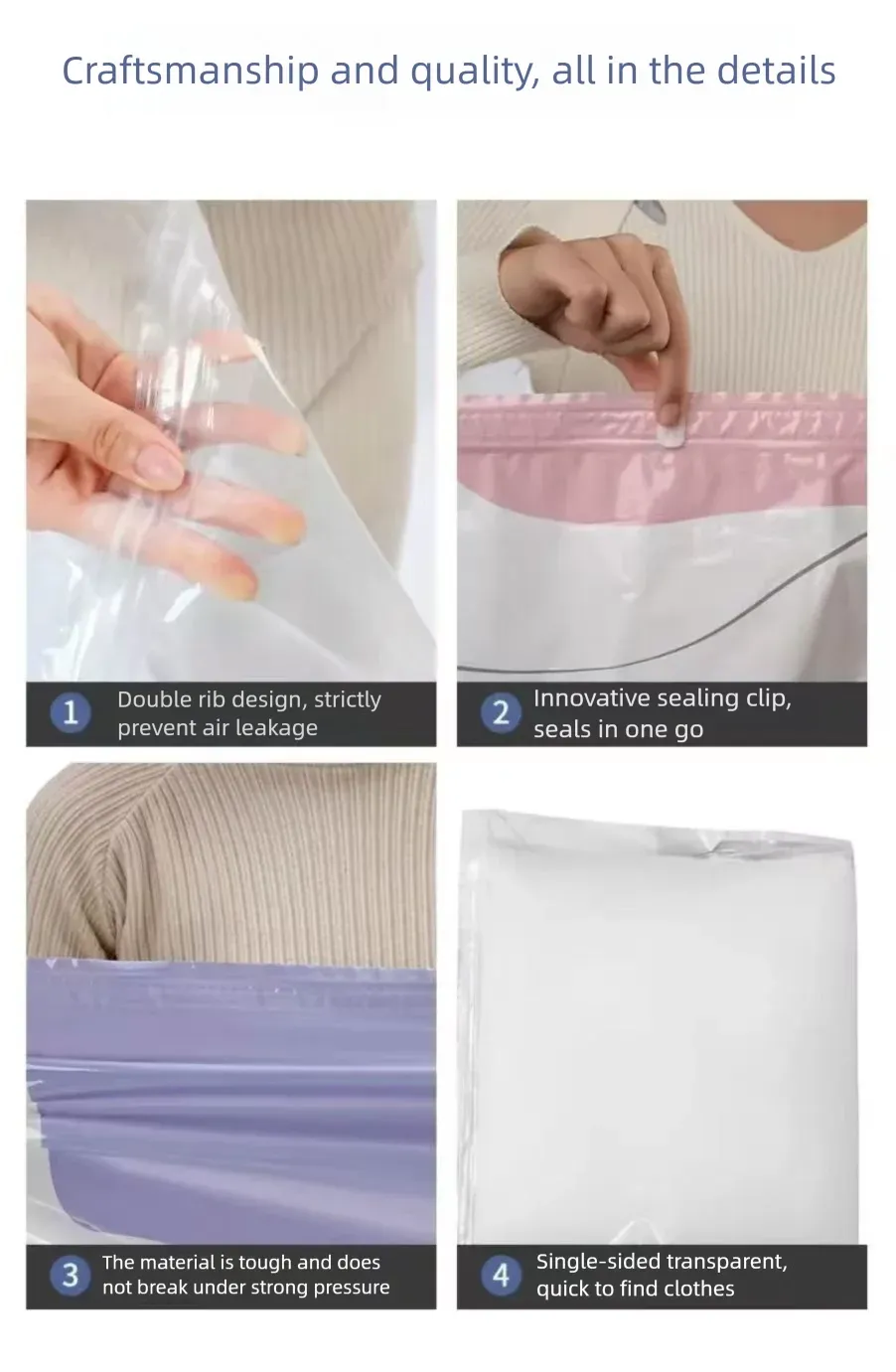 Sac de compression sans outil