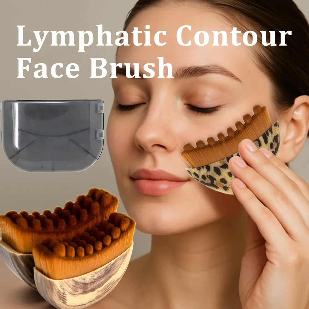Brosse faciale portable de drainage lymphatique, outil de modelage du visage, masseur adapté à tous types de peau - Image 1