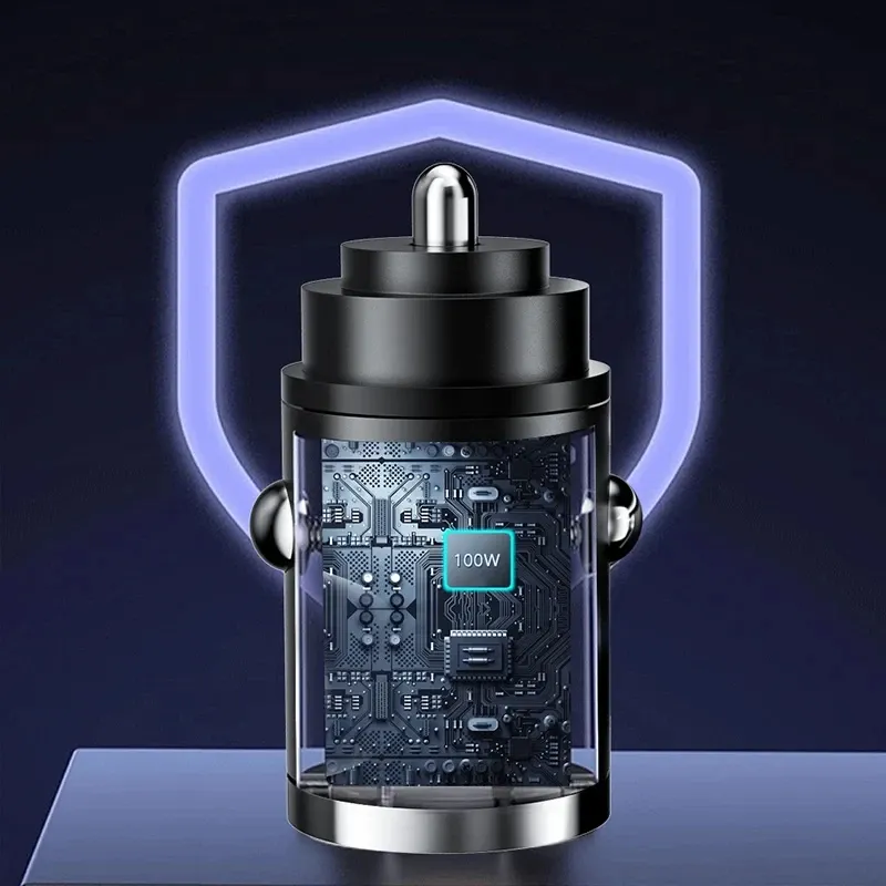 Chargeur de voiture, vue complète