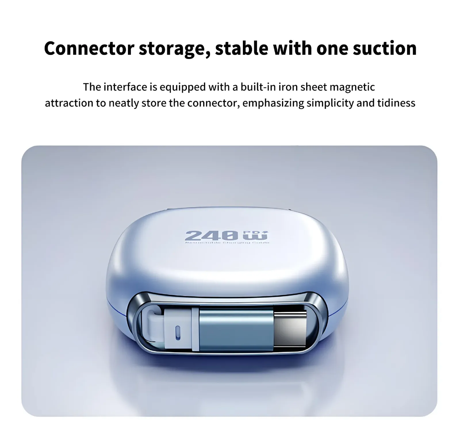 Câble de charge rapide rétractable 240W