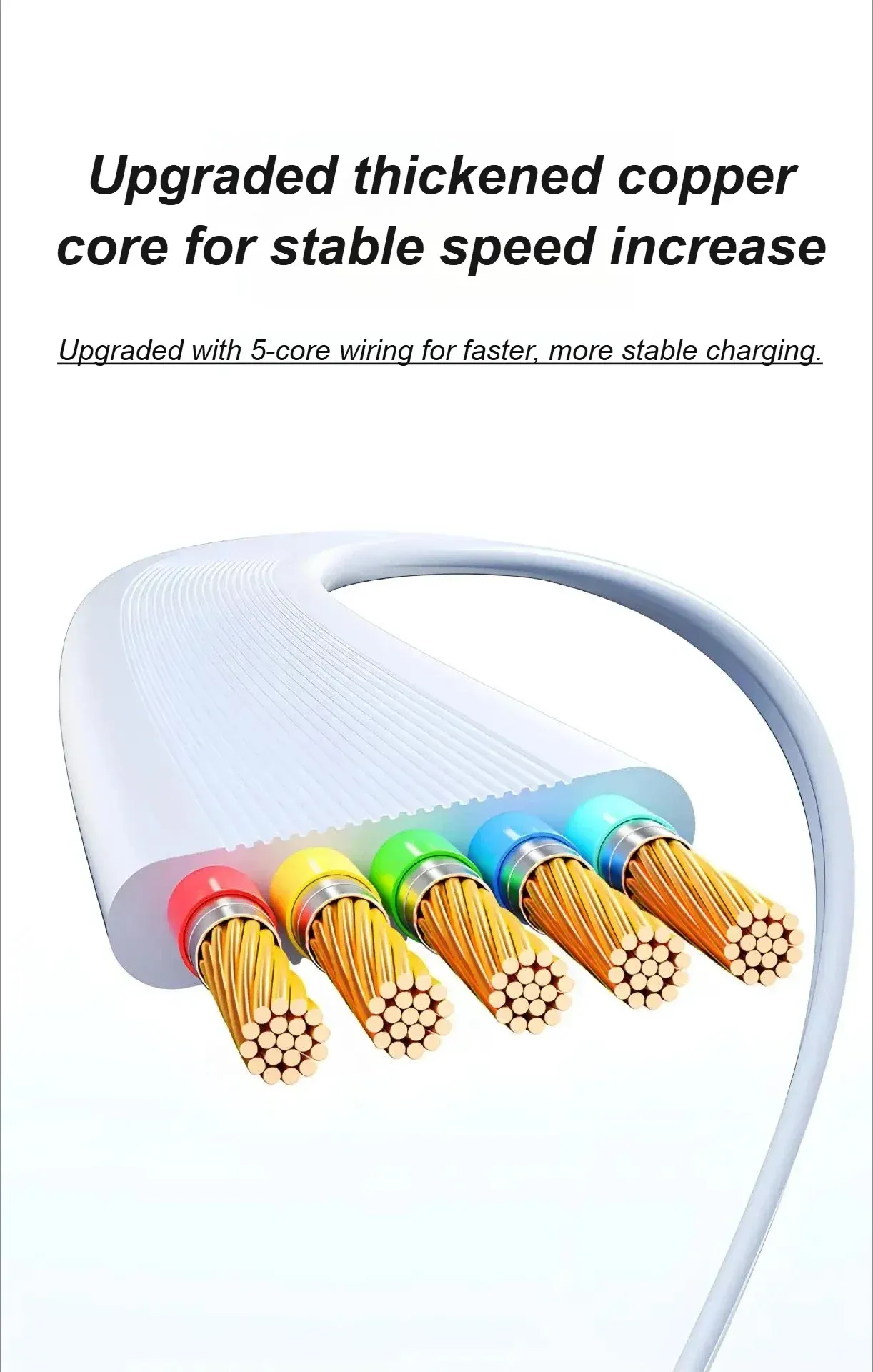 Câble de charge rapide rétractable 240W