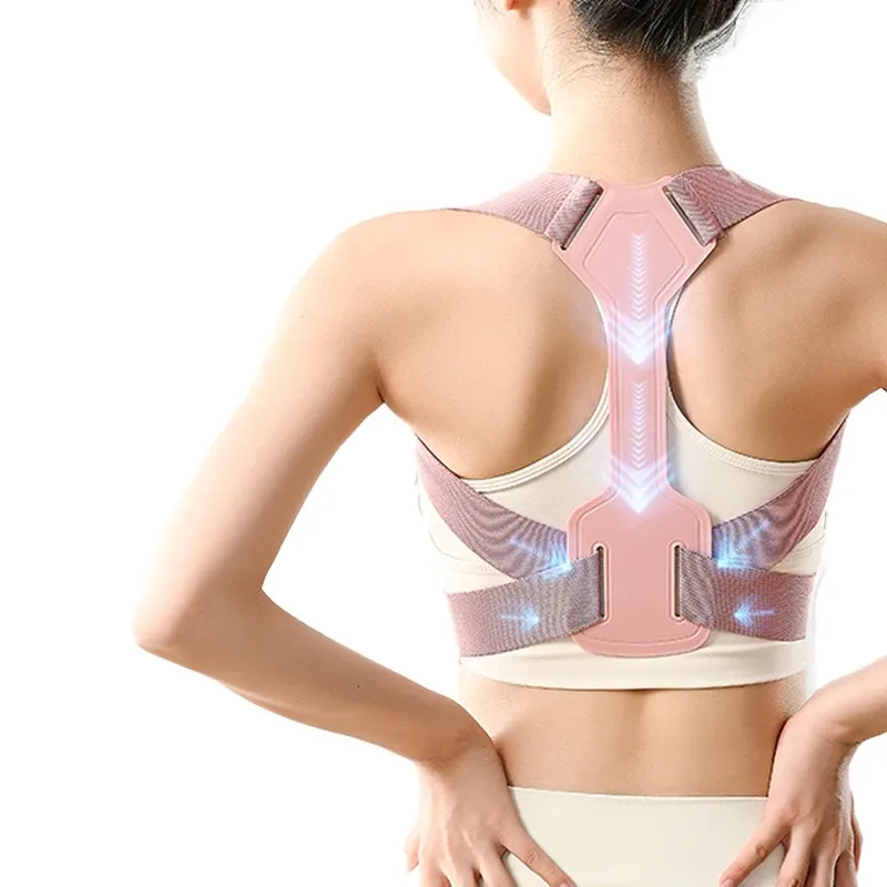 Ceinture correctrice de posture respirante, invisible et réglable, soutien du dos et entraînement à la posture 8