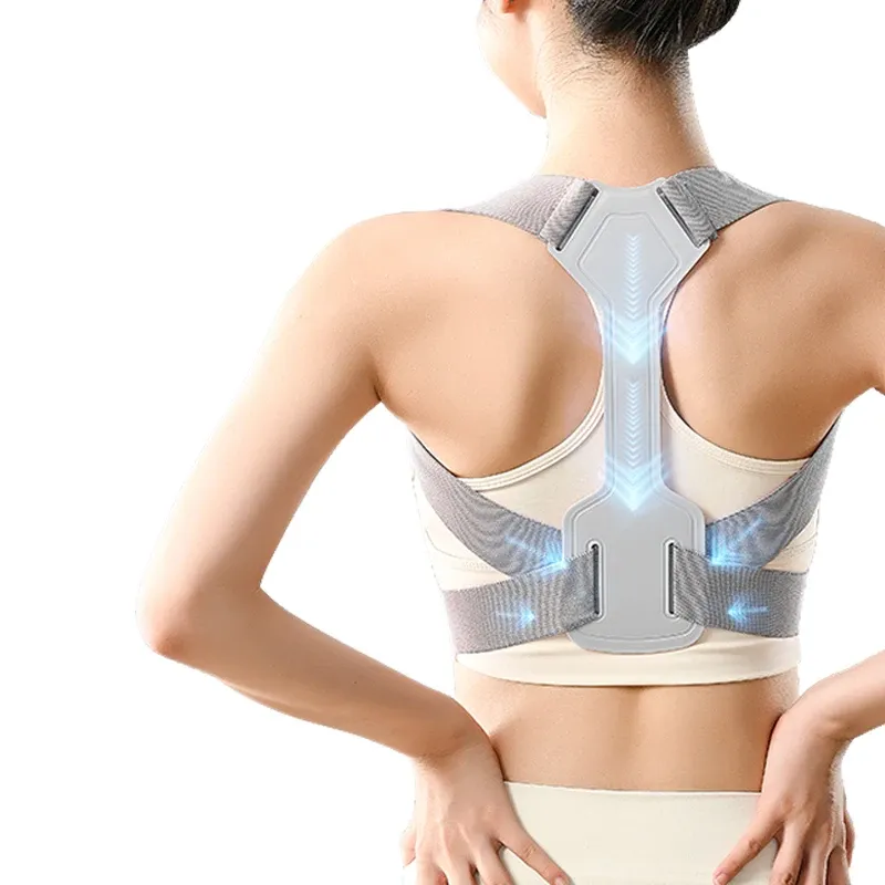 Ceinture correctrice de posture respirante, invisible et réglable, soutien du dos et entraînement à la posture 9