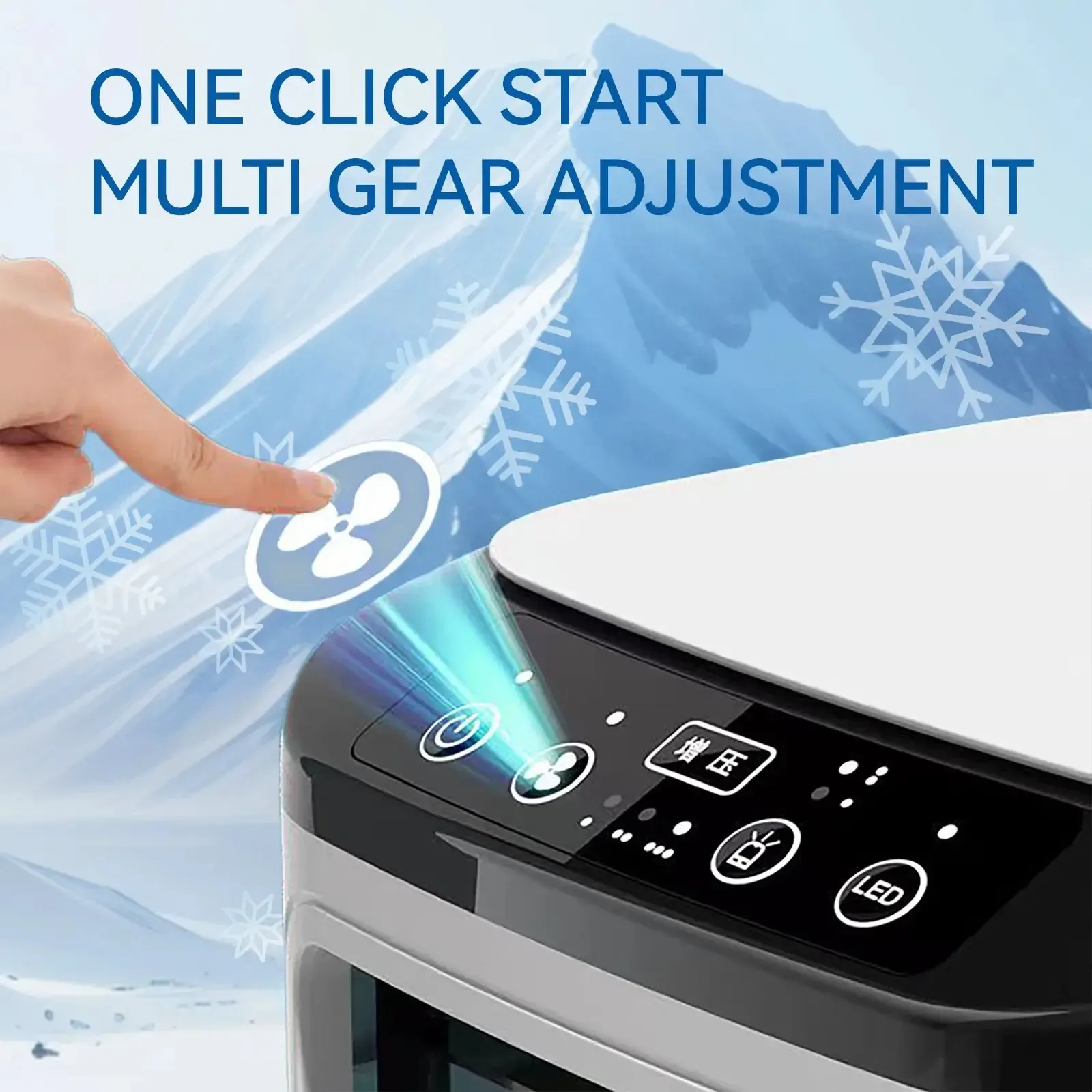 Climatiseur portable, commandes