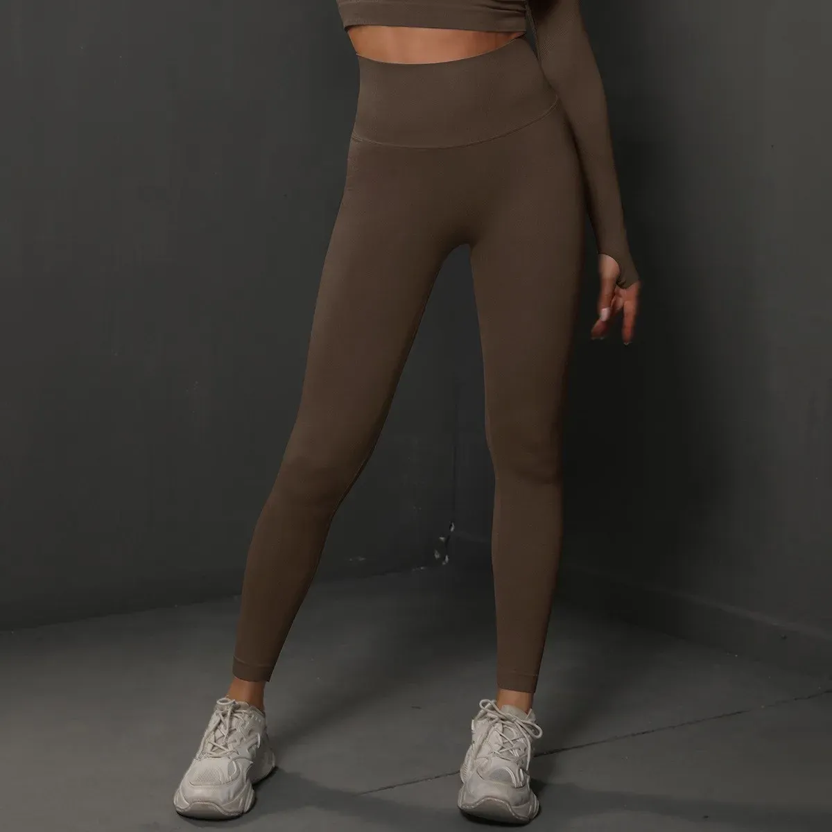 Leggings de yoga taille haute sans couture à effet push-up pour femme 6