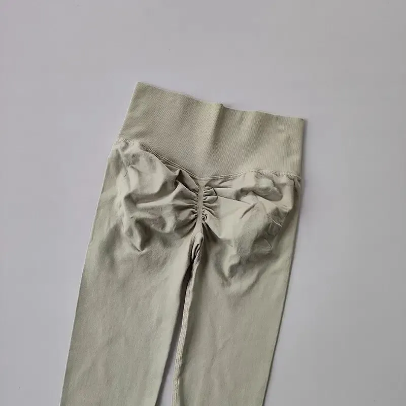 Leggings de yoga taille haute sans couture à effet push-up pour femme 37