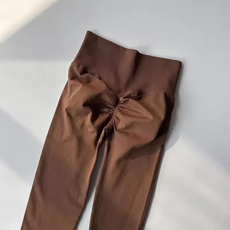 Leggings de yoga taille haute sans couture à effet push-up pour femme 35