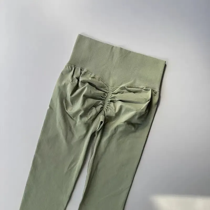 Leggings de yoga taille haute sans couture à effet push-up pour femme 34