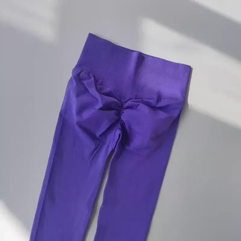 Leggings de yoga taille haute sans couture à effet push-up pour femme 32