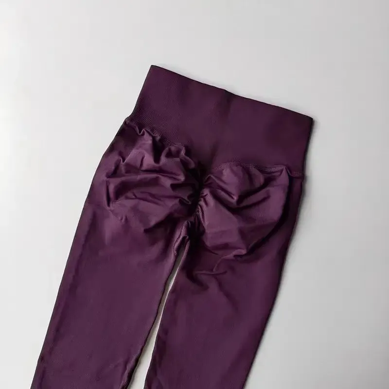 Leggings de yoga taille haute sans couture à effet push-up pour femme 20