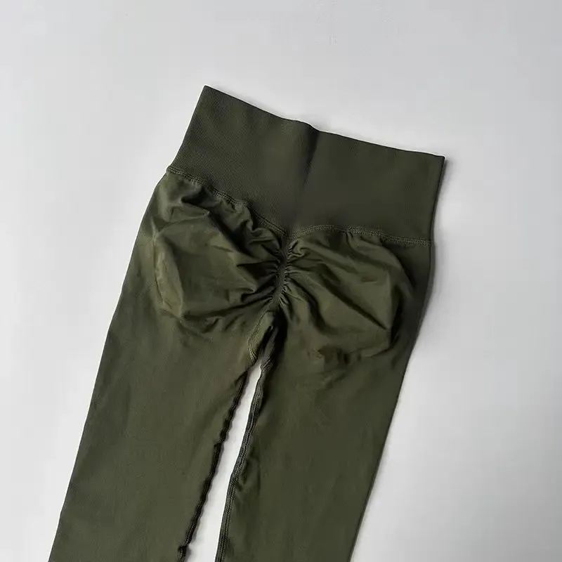Leggings de yoga taille haute sans couture à effet push-up pour femme 17